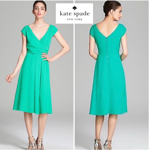 kate spade Dresses & Skirts - Kate Spade Lucia Dress in Emerald Green - 4 ☘️